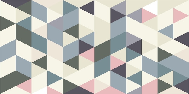 vector abstract geometric cube and triangle angular colorful pattern background for layout design