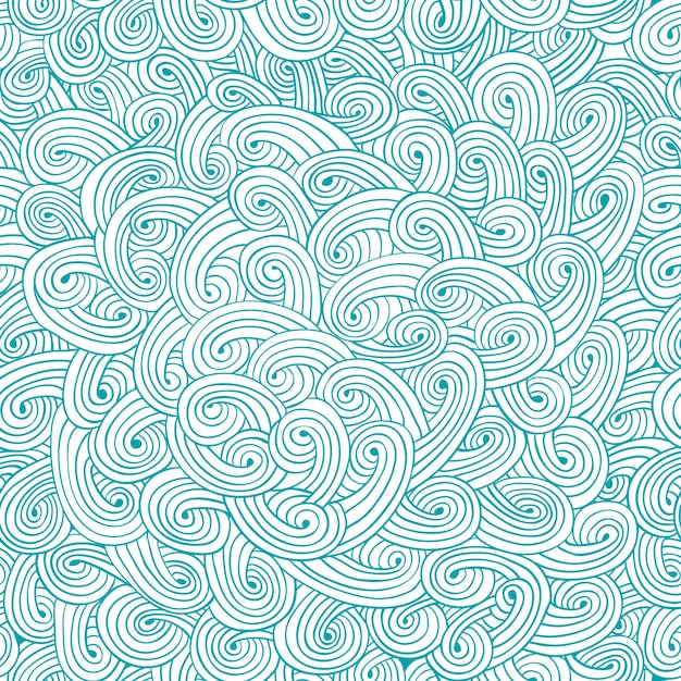 vector abstract handdrawn waves texture colorful waves backdrop
