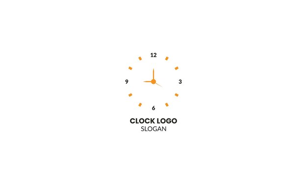Vector abstract logo idea time concept or clock business icon Creative logotype design template
