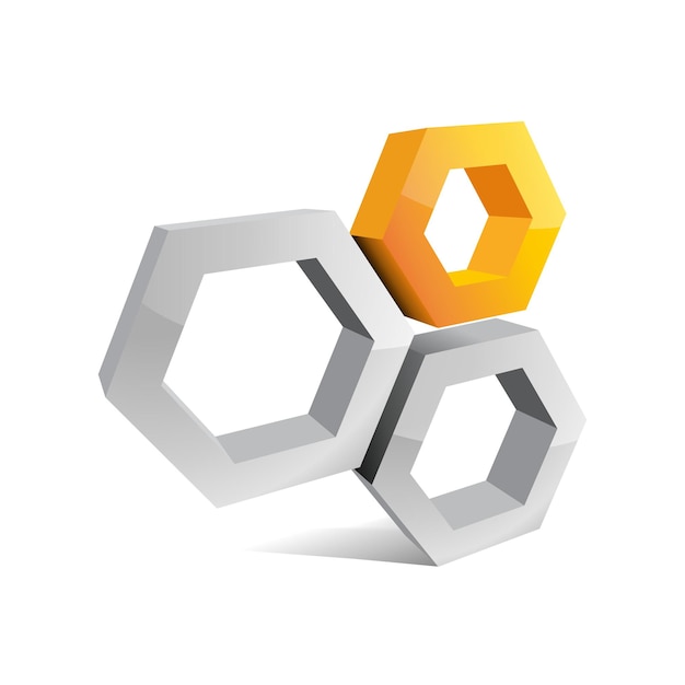 Vector abstract sign beehive