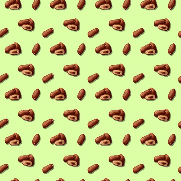 vector arabic dates pattern illustration