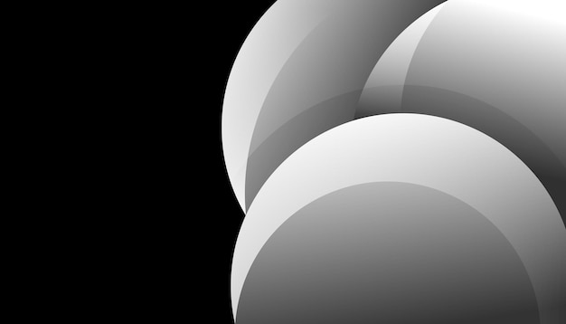 vector background round abstract design color black and white