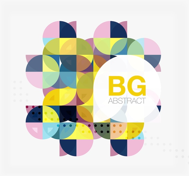 Vector banner vòng tròn thanh lịch hiện đại Vector nền mẫu cho sơ đồ bố cục quy trình làm việc các tùy chọn số hoặc thiết kế web