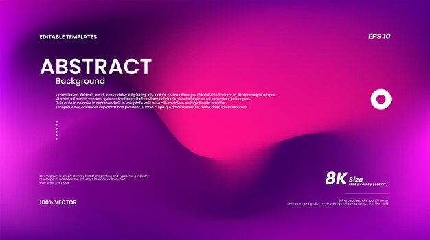 Vector beautiful and nice abstract with pink color to purple mesh Background 8K
