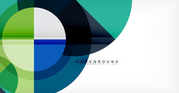 vector circle abstract background