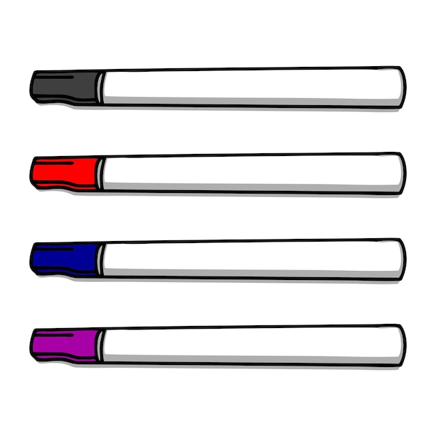 vector color markers