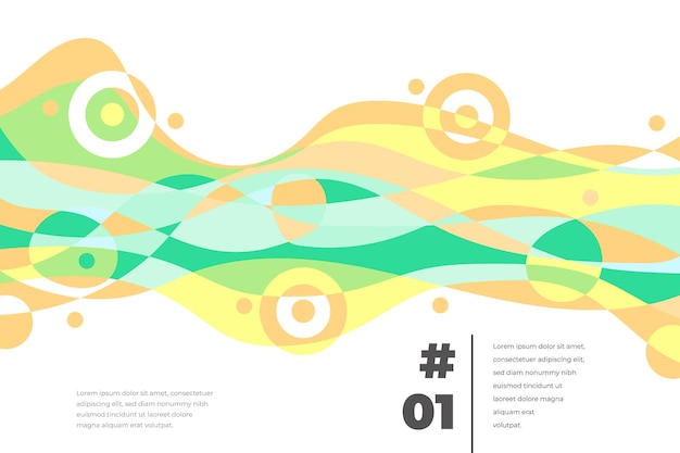 vector colorful abstract fluid background for banner template