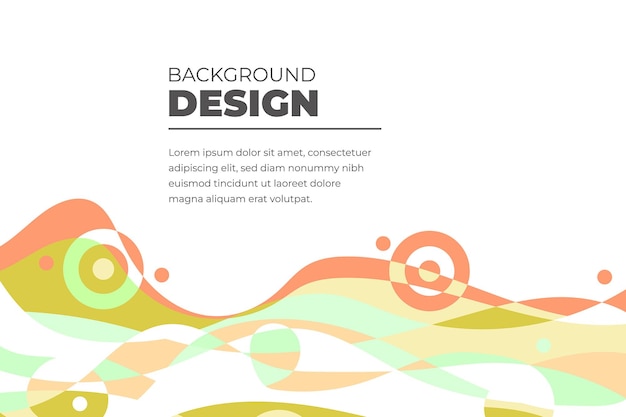 vector colorful abstract fluid background for banner template