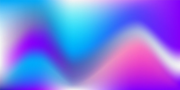 Vector colorful abstract retro gradient background template with grainy texture