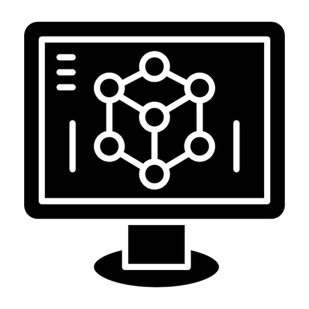 vector design 3d modeling icon style