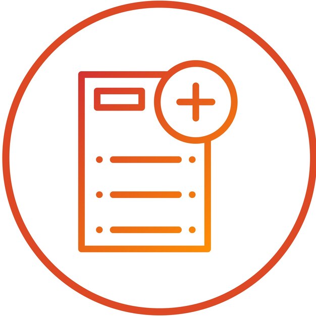 Vector Design Add File Icon Style