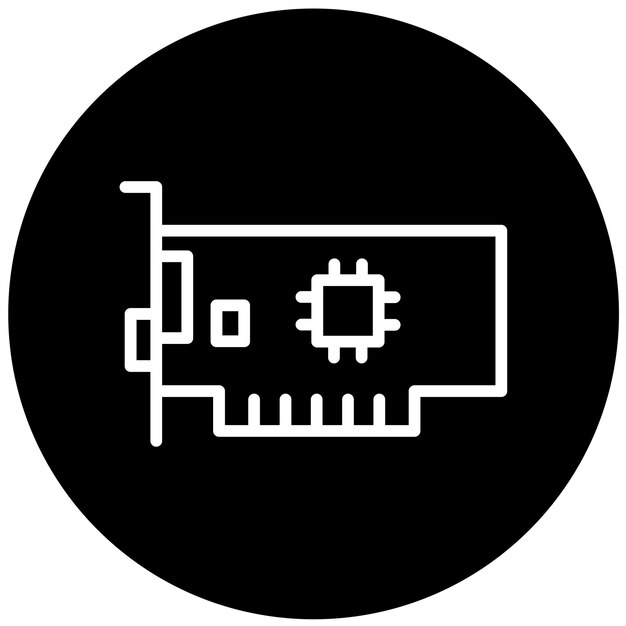 Vector Design AGP Slot Icon Style