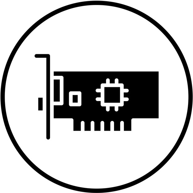 vector design agp slot icon style