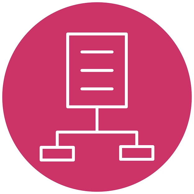 Vector Design Algorithm Icon Style