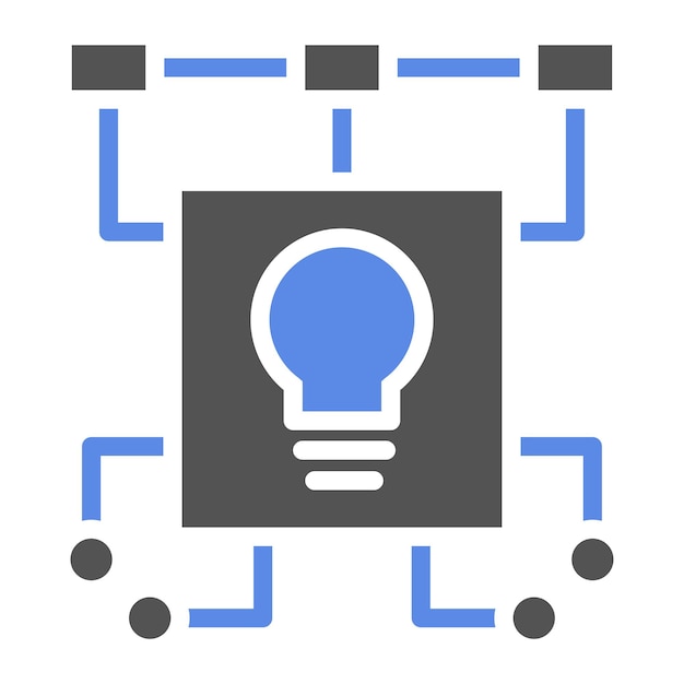 vector design algorithm magic icon style