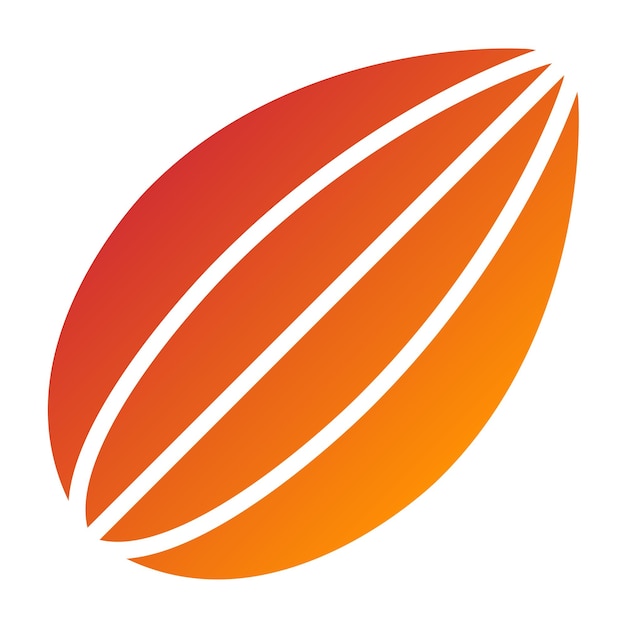 Vector Design Almond Ambiance Icon Style