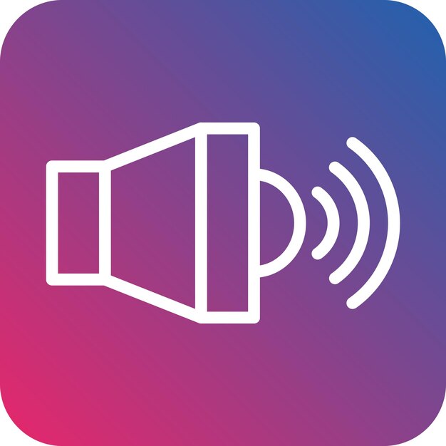 Vector Design Amplify Icon Style