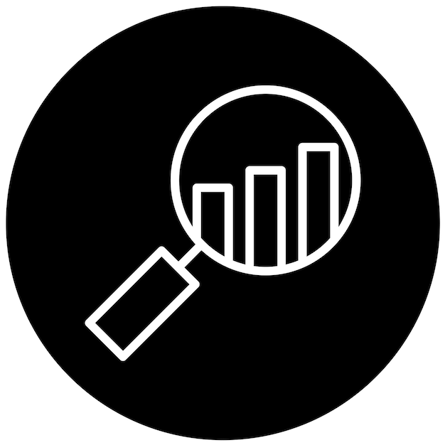 Vector Design Analyze Icon Style