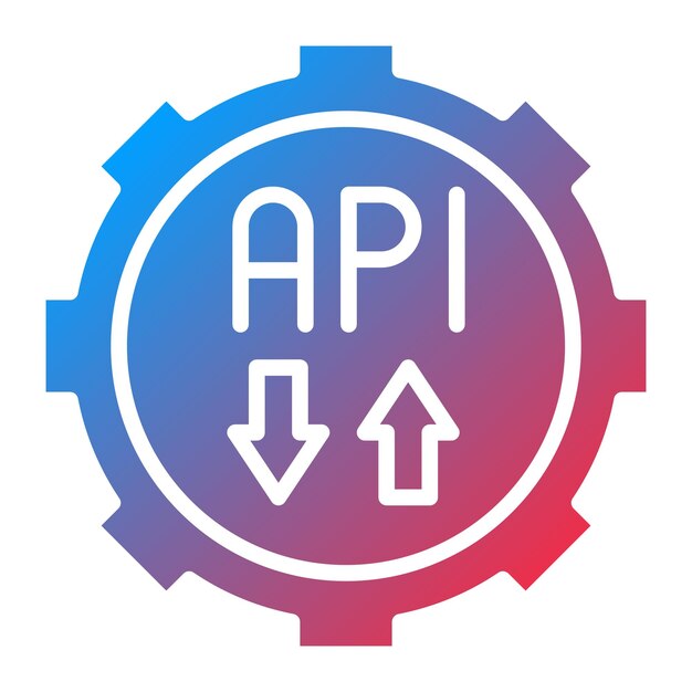 vector design api icon style