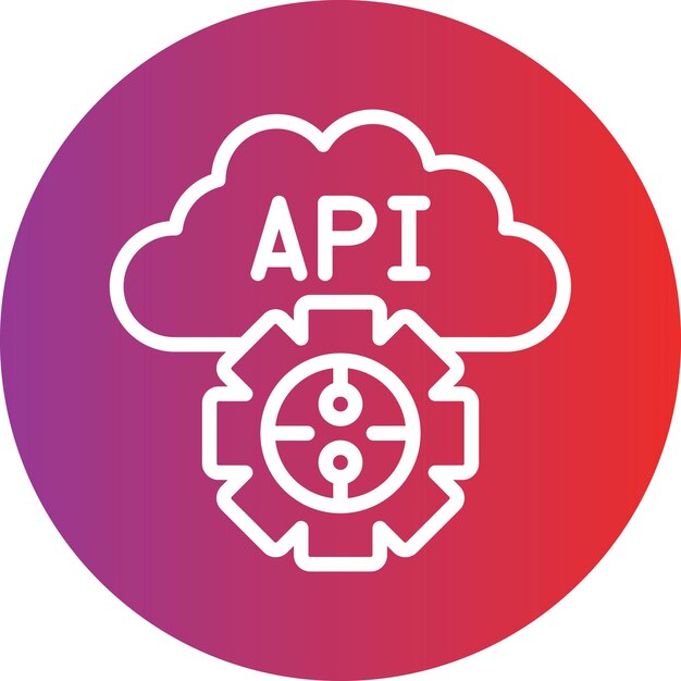 vector design api icon style