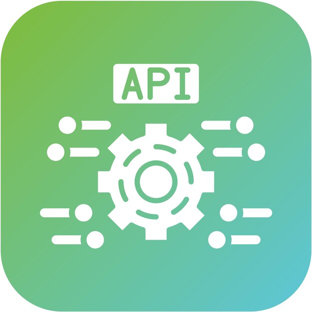 vector design api icon style