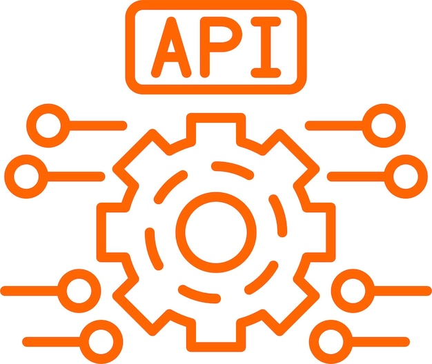vector design api icon style