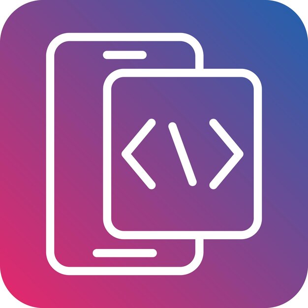 Vector Design App Development Icon Style