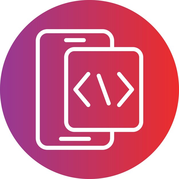 Vector Design App Development Icon Style
