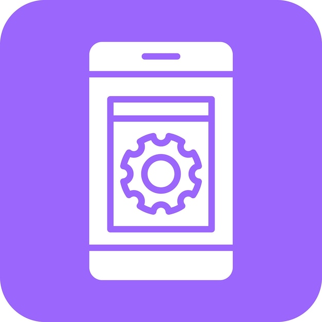 vector design application setting icon style