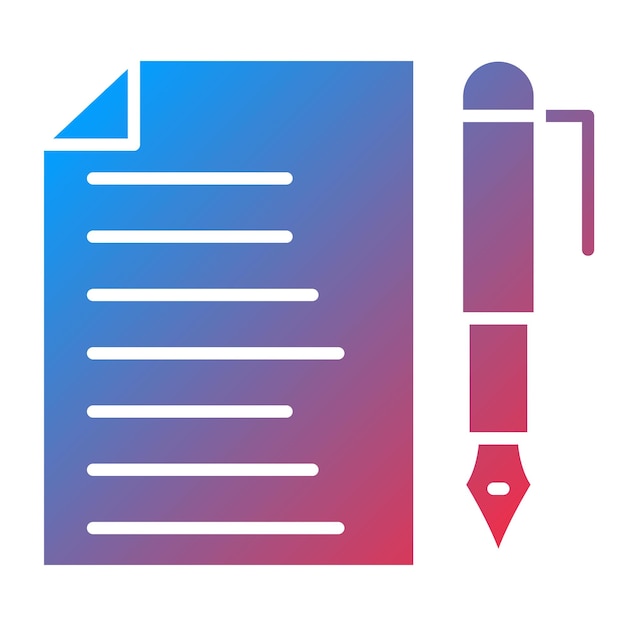 Vector Design Article Icon Style