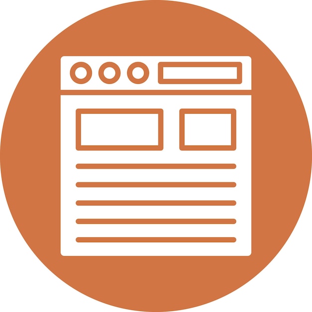 Vector Design Article Icon Style