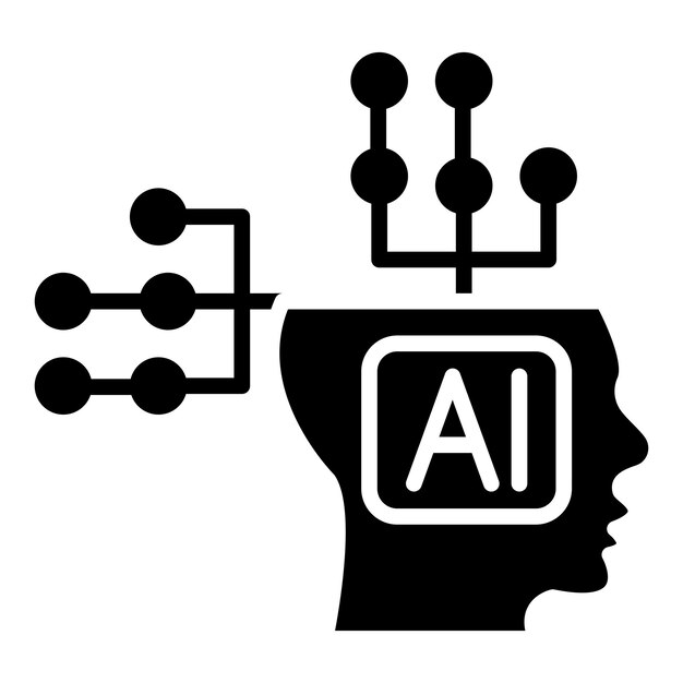 Vector Design Artificial Intelligence Icon Style