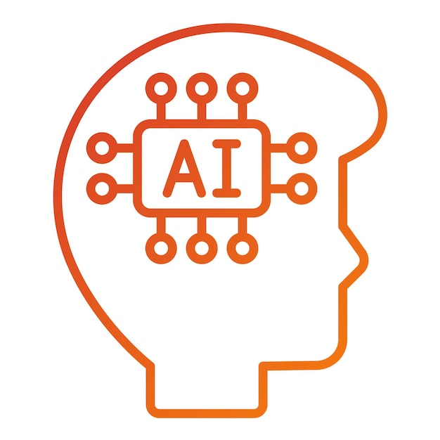 vector design artificial intelligence icon style