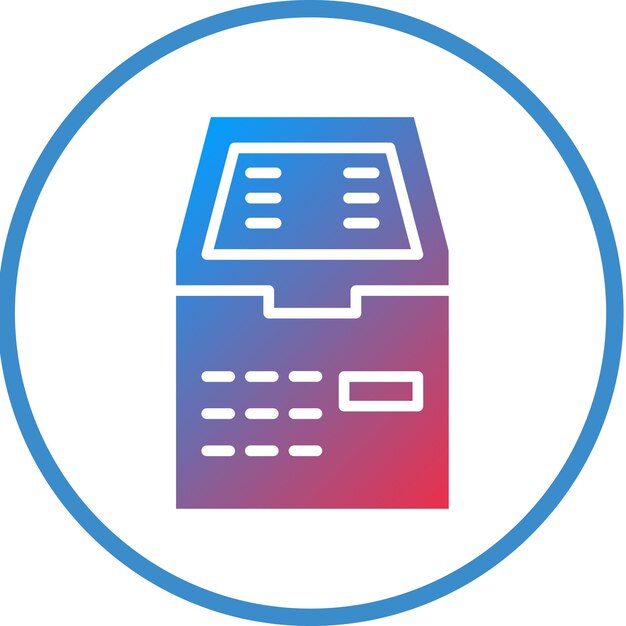 Vector Design Atm Machine Icon Style