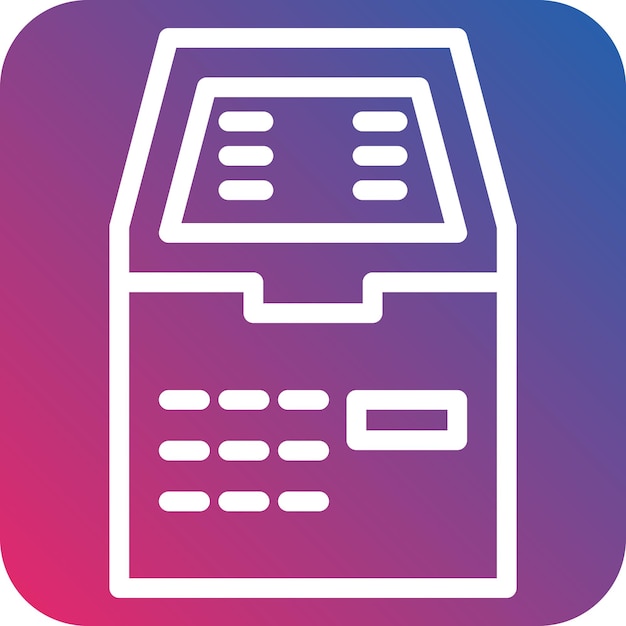 Vector Design Atm Machine Icon Style