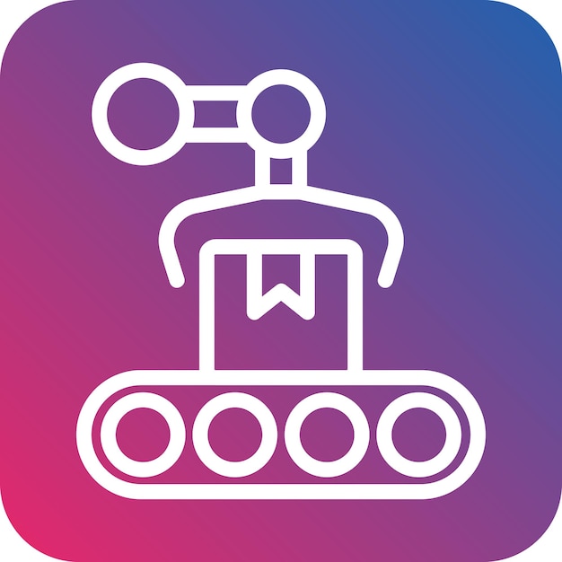 Vector Design Automation Icon Style