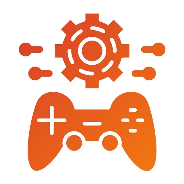 vector design automation icon style