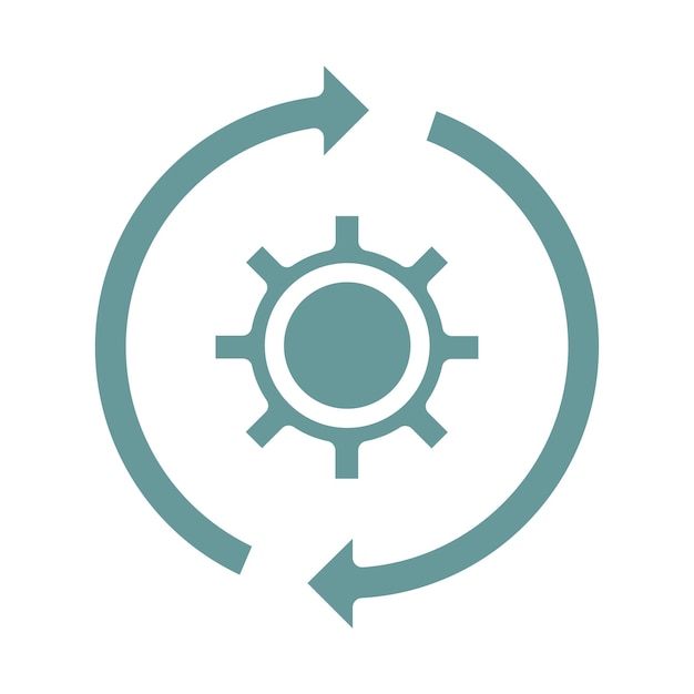 vector design automation icon style