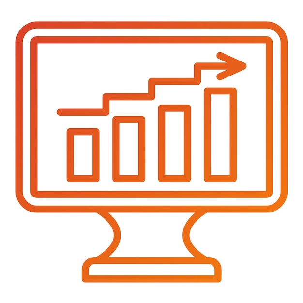 Vector Design Bar Chart Icon Style