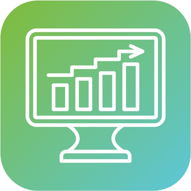 Vector Design Bar Chart Icon Style