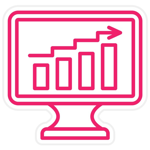 Vector Design Bar Chart Icon Style