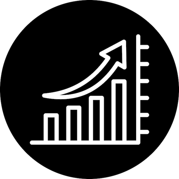 Vector Design Bar Graph Icon Style