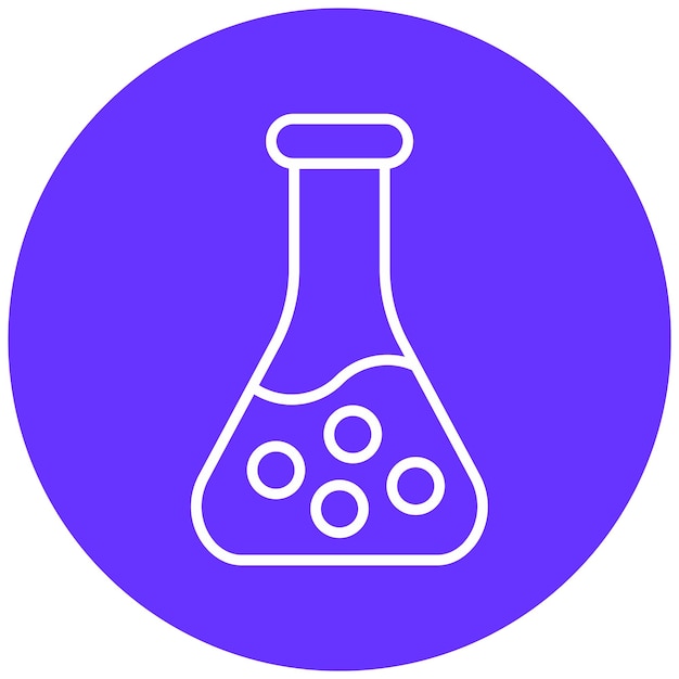Vector Design Beaker Icon Style