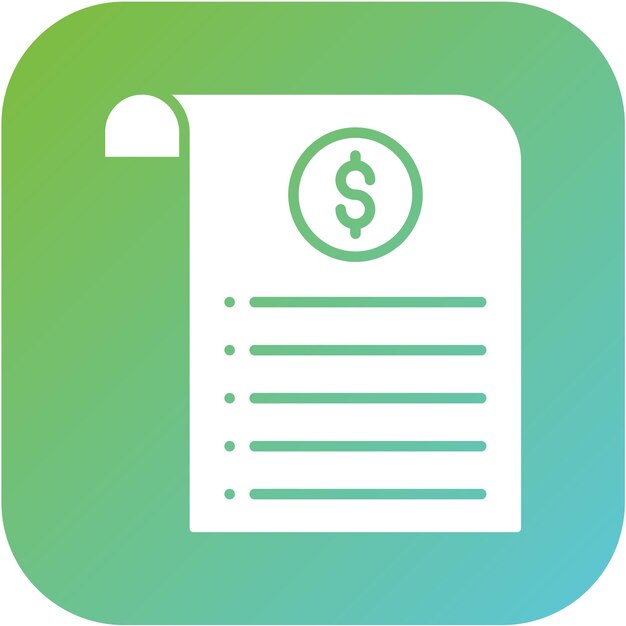vector design bill icon style