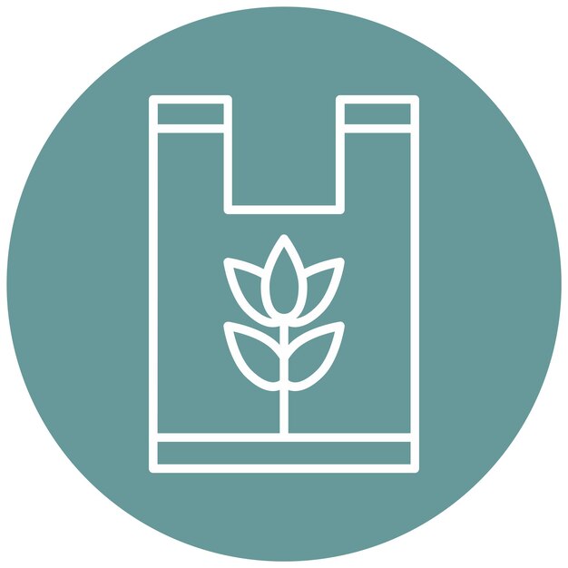 vector design bio based materials icon style