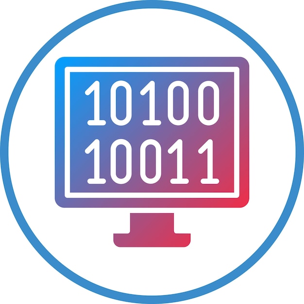 Vector Design Bit Icon Style