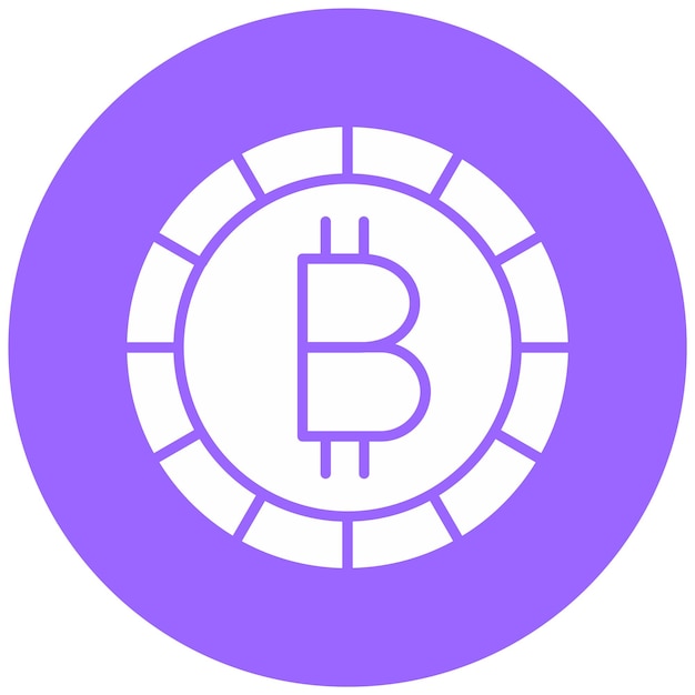 vector design bitcoin icon style