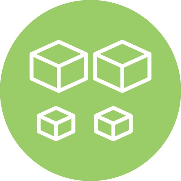 vector design blocks icon style