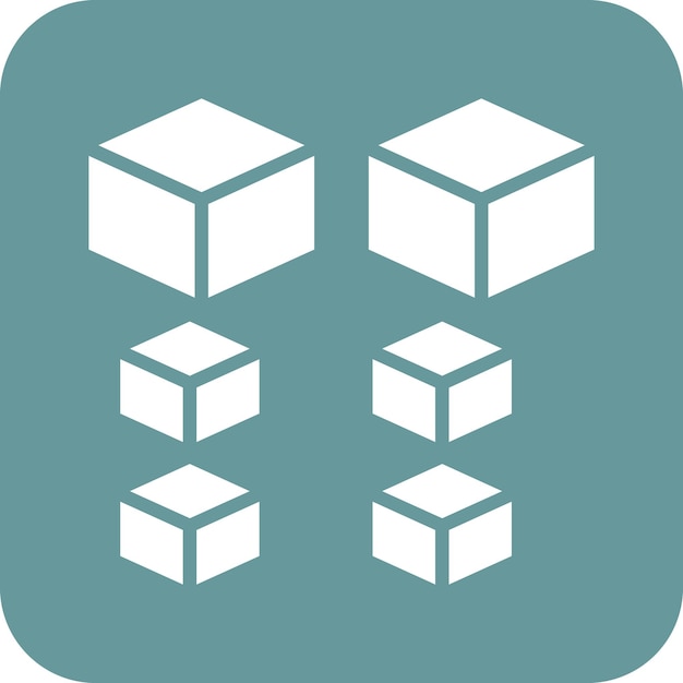 vector design blocks icon style