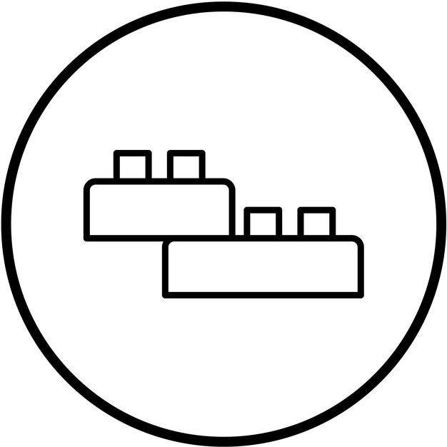 Vector Design Blocks Icon Style